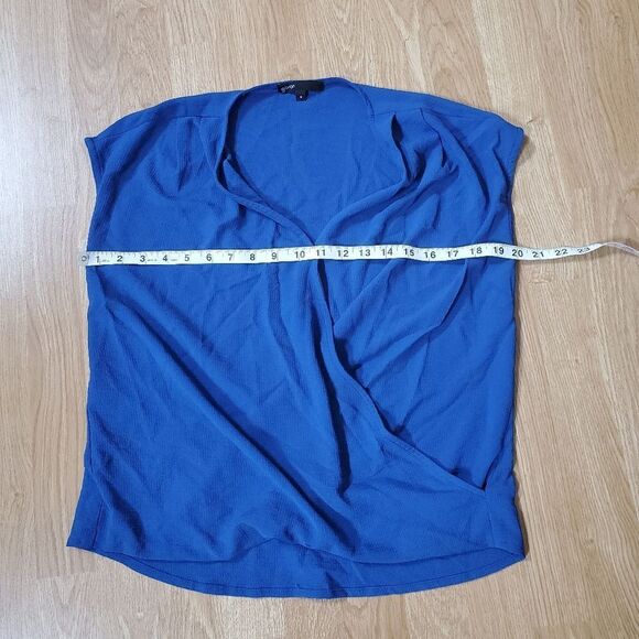 Gibson Draped Faux Wrap Top Size Small - Picture 9 of 12